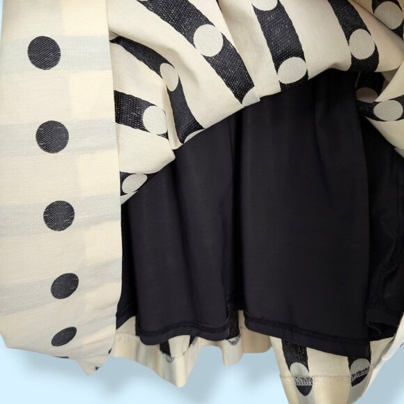 Vintage Eva Franco Polka Dot Pleated Skirt Dress - Picture 7 of 9